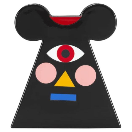 Qeeboo Mister Mouse Декоративная керамическая ваза Мышь, размеры: 28х8х30 см, разноцветный