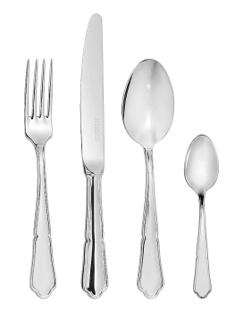 Degrenne Contour Mirror Набор столовых приборов на 6 персон из 24 предметов, нержавеющая сталь