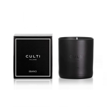 Culti Milano Colours Ароматическая свеча Ebano, вес - 270 г, цвет - черный