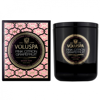 Voluspa Ароматическая свеча Розовый цитрон и грейпфрут, 270 г