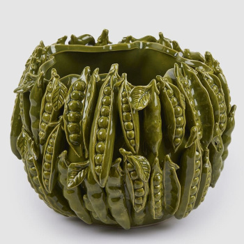 EDG Декоративная ваза Chakra Piselli (Зеленый горошек), размеры: 33х33х23,5h см, цвет - зеленый