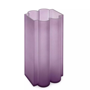 Kartell Okra Ваза из переработанного полиметалакрилата, размеры: 18х18х34h см, цвет - фиолетовый