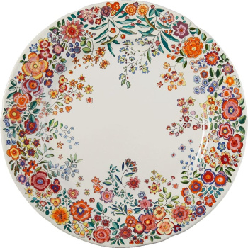 Gien Poesie Тарелка для основного блюда, диаметр - 28,5 см, цвет - разноцветный