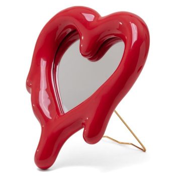 Seletti Melted Heart Фоторамка или зеркало Растаявшее сердце, рзмеры: 35х30h см, цвет - красный