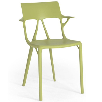 Kartell A.I. Стул 55*55*80h см, зеленый