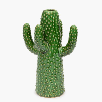 Serax Cactus M Средняя ваза Кактус, размеры: 18,5х16,5х29h см, цвет - зеленый