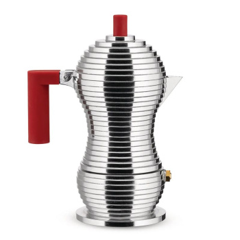 Alessi Pulcina Гейзерная кофеварка на 6 чашек эспрессо или 1 американо, объем - 300 мл