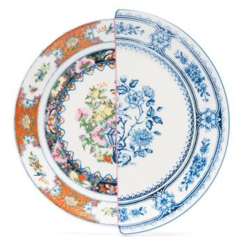 Seletti Hybrid Десертная тарелка Zobeide, диаметр - 15 см, цвет - белый, разноцветный