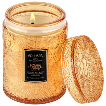 Voluspa Ароматическая свеча "Пряности, тыква, латте", 156 г
