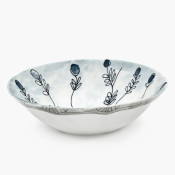 Serax Marni Midnight Flowers Набор из 2-х пиал с рисунком Mirtillo Tea MF, диаметр - 18 см, 600 мл