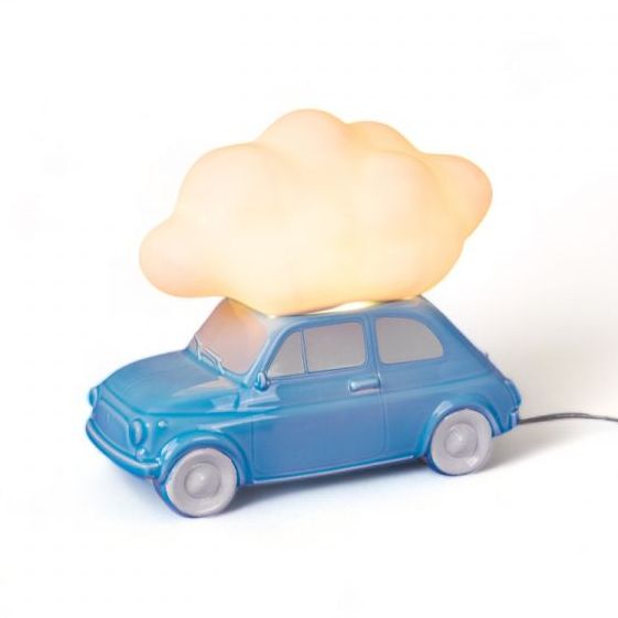 Seletti Nuvola Настольная лампа Автомобиль с облаком, размеры: 34,6х29х17h см, цвет - белый
