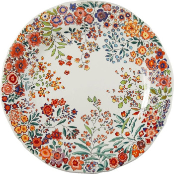 Gien Poesie Десертная тарелка, диаметр - 23,2 см, цвет - разноцветный