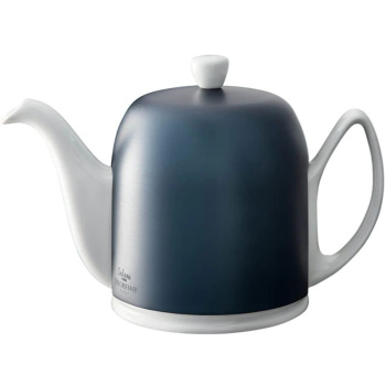Degrenne Salam Заварочный чайник, объем - 1 л, цвет - белый, крышка - синий металлик
