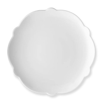 Alessi Dressed Фарфоровая десертная тарелка, диаметр - 20,5 см, цвет - белый