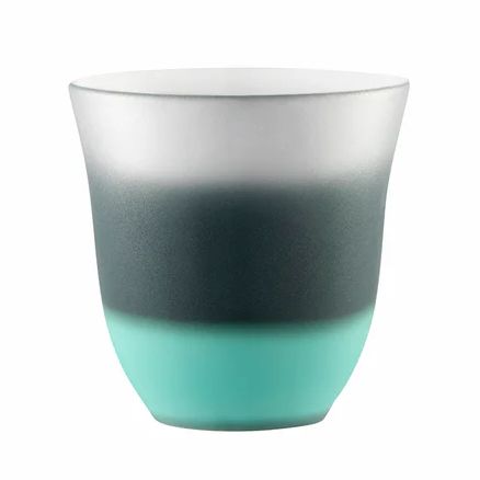 Degrenne Illusions Фарфоровый стакан для чая или кофе, меняющий цвет, объем - 250 мл, бирюзовый