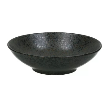 Pomax Basalt Глубокая тарелка для супа или каши, диаметр - 18,8 см, цвет - черный, коричневый