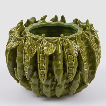 EDG Декоративная ваза Chakra Piselli (Зеленый горошек), размеры: 23х23х15h см, цвет - зеленый