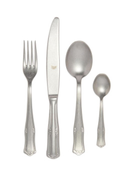 Mepra Bavaria Pewter Набор столовых приборов на 5 персон из 20 предметов, состаренная сталь