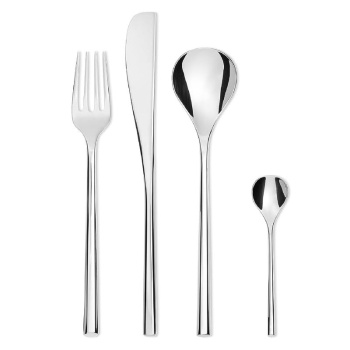 Alessi MU Набор столовых приборов на 6 персон из 24 предметов, нержавеющая сталь
