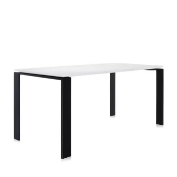 Kartell Four Обеденный стол, 190х79х72 см, белый, черный