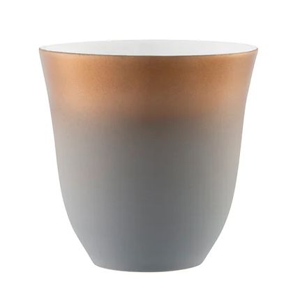 Degrenne Illusions Фарфоровый стакан для чая или кофе, меняющий цвет, объем - 250 мл, коричневыйDegr