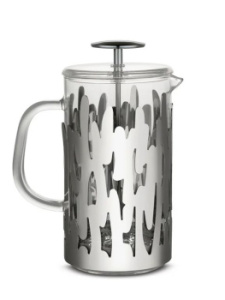 Alessi Barkoffee Заварочный чайник или кофейник с прессом, объем - 720 мл, цвет - полированная сталь