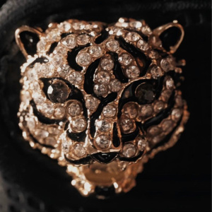 Garden Glory Садовые перчатки из эко-кожи Sparkling black, размер - L, цвет - черный