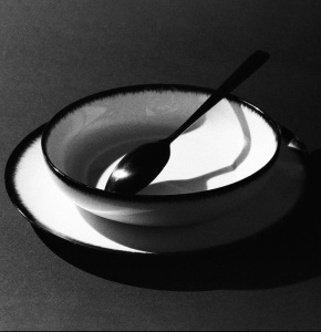 Serax De Набор из 2 фарфоровых пиал, размеры: 12,9х12,9х4,2 см, цвет - белый, черный