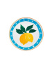 Bitossi Home Con Amore Тарелка для закусок с декором Limoni (лимоны), диаметр - 16,5 см