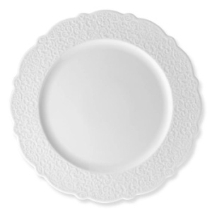 Alessi Dressed Фарфоровая сервировочная тарелка, диаметр - 33,5 см, цвет - белый