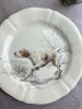 Gien Sologne Dogs Десертная тарелка с рисунком Pointer (Пойнтер), диаметр - 23,2 см
