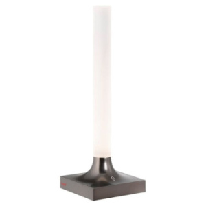 Kartell Goodnight Battery Настольная лампа, 29 см, титановый матовый