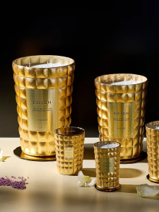 EDION Ароматическая свеча с ароматом №29 Montecarlo night, вес - 300г, цвет - золотой