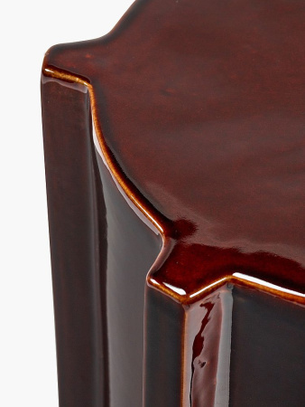 Serax Geometrical Pawn Керамический столик, размеры: 31х31х45h см, цвет - Dark Brown (темно-коричн)
