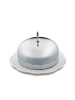 Alessi Dressed Масленка, размеры: 12х12х7,6h см, цвет - белый, полированная сталь