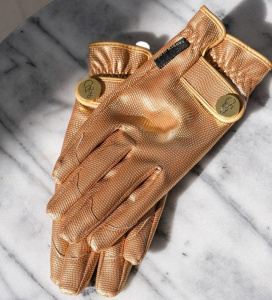 Garden Glory Садовые перчатки из эко-кожи Gold Digger, размер - L, цвет - золотой