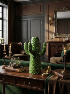 Serax Cactus M Средняя ваза Кактус, размеры: 18,5х16,5х29h см, цвет - зеленый