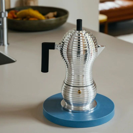 Alessi Pulcina Гейзерная кофеварка на 6 чашек эспрессо или 1 американо, объем - 300 мл