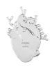 Seletti Love in Bloom Настенная Ваза - Сердце, размеры: 16,5х7х24,2h см, цвет - прозрачный