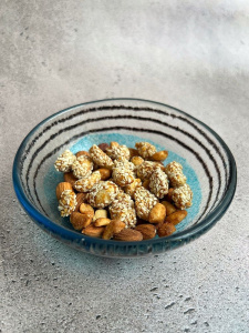 Pomax Vidro Стеклянная миска (тип 2), 12х4,5 см, цвет - голубой, прозрачный, черный