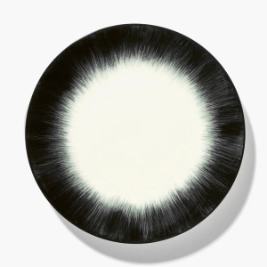 Serax De Набор из 2 фарфоровых чайных пар, объем - 200 мл, цвет - белый, черный