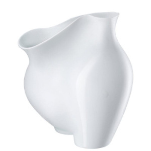 Rosenthal La Chute Фарфоровая ваза, размеры: 22,2х21,8х24,5 см, цвет - белый глянцевый