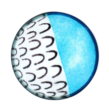 Pomax Vidro Стеклянная миска, 12х4,5 см, голубой/прозрачный/черный
