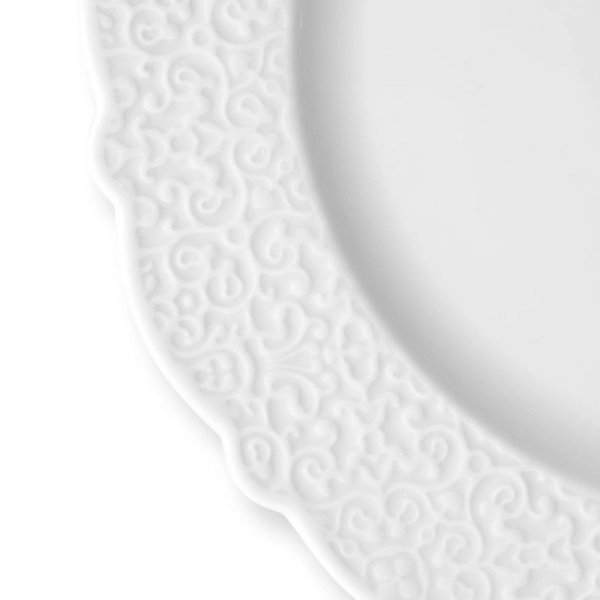 Alessi Dressed Фарфоровая сервировочная тарелка, диаметр - 33,5 см, цвет - белый