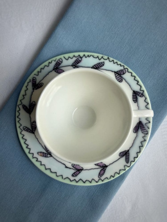 Serax Marni Midnight Flowers Набор из 2-х кофейных пар с рисунком Blossom Milk MF, объем - 80 мл