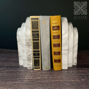 Goodwill Набор из 2-х держателей для книг, 20,5 см, белый/серый