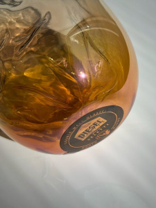 Seletti Diesel Meteorite Высокий стакан для воды, размеры: 8,5х8,5х12,5h см, цвет - янтарный