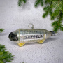 Inge Glas Стеклянная елочная игрушка Дирижабль, размер - 11,5 см