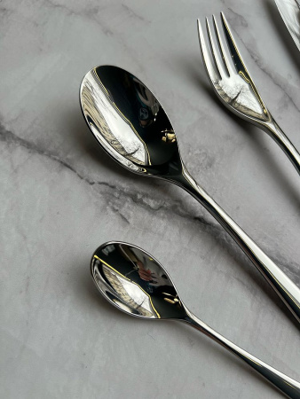 Degrenne Aquatic Mirror Набор столовых приборов на 6 персон из 24 предметов, цвет - хром