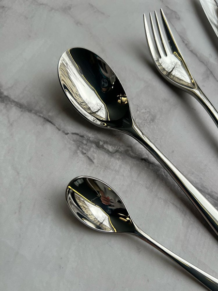 Degrenne Aquatic Mirror Набор столовых приборов на 6 персон из 24 предметов, цвет - хром